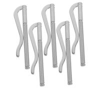 OATIPHO 5pcs Spring Loaded Metal Money Clip Replacement Insert Bar for Bifold Wallets and Credit Card Holders Easy Installation Compatible with Wallet Repair and DIY Projects