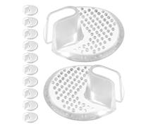 OATIPHO 6 Pairs Transparent PU Guard Gel Cushions for Thong Sandals Anti-Slip Forefoot Inserts Pads for Women Soft Flexible Separator for Summer Comfort and Foot Relief