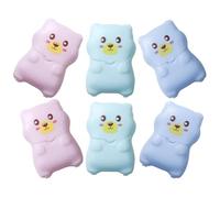 OATIPHO 6 Sets Travel Soap Sheets Portable Box, 300 Hand-Washing Soap Slices in Blue, Green, and Pink for Convenient Hygiene on the Go