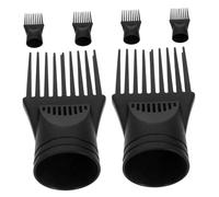 OATIPHO 6pcs Blow Dryer Comb Attachment Heat Resistant Wide Tooth Plastic Comb for Hair Styling Portable and Lightweight for Home and Travel Use Fast Drying and Natural Finish