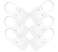 OATIPHO 6pcs Clear Flower Bouquet Packaging Bags Handheld Floral Wrap for Wedding Valentines Day Gift Transparent Flower Packing Tote for Fresh and Dried Blooms