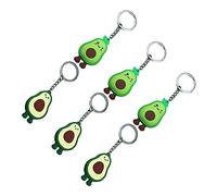 OATIPHO 6pcs Cute Avocado Keychain Cartoon Shape Keyring Pendant for Valentine Day Birthdays