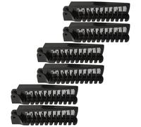 OATIPHO 6pcs Double Headed Folding Hair Brush and Travel Comb Set, Lightweight Portable Plastic Pocket Hair Brush for Gentle Detangling, for On-the-go Touchups and School Use