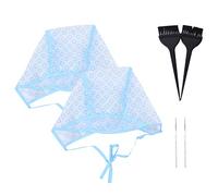 OATIPHO 6Pcs Hair Highlight Kit with Disposable Caps Tipping Hooks and Brushes for Easy Hair Coloring for Home and Salon Use for Beginners and Professionals