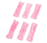 OATIPHO 6pcs Heatless Coral Fleece Hair Curlers DIY Sleeping Hairdo Tools Soft Curling Bands for Women Portable Lightweight Hair Styling Supplies