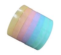 OATIPHO 7rolls Unzip Ball Tape Painters Masking Washi Adhesive Tape Autism Toy Fidget Squishy Stress Balls Random Color