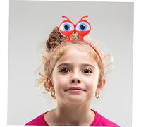 OATIPHO 8 pcs LED Flashing Headbands with Cartoon Big Eyes Hair Hoop Clips Glowing Hairbands for Christmas Party Costume Concert Festival Random Colors Random Color