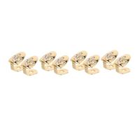 OATIPHO 8pcs Metal Teeth Grills Caps for Rappers Decorative Teeth Jewelry Unique Mouth Accessories for Parties and Comfortable Fit