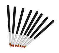 OATIPHO 8pcs Nail Art Brush Set Liner Pens Gel Nail Art Design Pens for French Tip Waves Striped Patterns Diy Manicure Tools