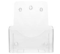 OATIPHO A4 Acrylic Brochure Display Stand Single Layer Desk File Organizer Wall-Mount Document Holder for Office Paperwork and Folder Storage