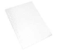 OATIPHO A5 Binder Cover 6-Ring, Transparent Clear Notebook Shell, Planner Budget Journal Protector, Detachable Refillable Cover for Loose Leaf Paper and Photo Album, Clear Acrylic