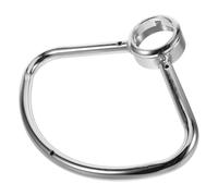 OATIPHO Bar Stool Footrest Base for Kitchen Island and Cafe, Silver Metal Round Footrest with Easy Installation and Enhanced Comfort, Sleek Minimalist Design, Sturdy Iron Material