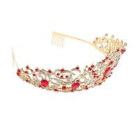 OATIPHO Bridal Crown Rhinestone Tiara Wedding Headpiece Bride Hair Accessories for Woman Queen Crown for Birthday Party Prom Present