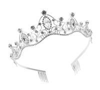 OATIPHO Bridal Headband Crown Pageant Tiaras for Women Elegant Wedding Headpiece