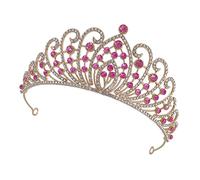 OATIPHO Bridal Rhinestone Crown for Weddings and Parties Elegant Tiara Headpiece for Brides Ladies Durable Wedding Accessories with Stunning Design