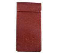 OATIPHO Brown Faux Leather Menu Clipboards 2 Pack Beautiful Practical Design with Magnetic Clip Secure Holding Enhances Efficiency for Order Taking in Cafes
