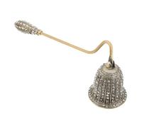 OATIPHO Candle Extinguisher Fire Extinguisher Vintage Candle Snuffer Tool Candle Flame Extinguisher Wick Extinguisher Fire Extinguishing Candle Metal Candle Wick Snuffer Alloy Golden