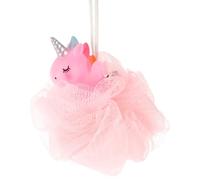 OATIPHO Cartoon Unicorn Bath Sponge for Skin-Friendly PE PVC Bath Scrubber Exfoliating Shower Mesh Ball Gentle Body Cleanser Bathing Accessory for Daily Use
