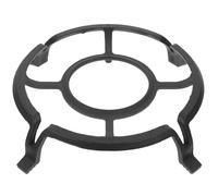 OATIPHO Cast Iron Pan Support for Gas Hob, Non-Slip Stove Burner Grate Ring Replacement, Universal Four-Claw Cooktop Rack Pot Holder for Kitchen Small Wok and Pans, Black