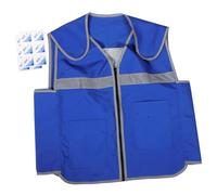 OATIPHO Cooling Vest Ice Pack Vest Cooling Waistcoat 1 Set Outdoor Summer Breathable Design Adjustable Shoulder Straps Large Size 12 Self-Priming Ice Bags for Sanitation and Construction Workers