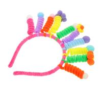 OATIPHO Creative Cartoon Party Headband with Colorful Springy Twisted Sticks Funny Novelty Hair Hoop for Women for Carnival Festivals Dress-up and Memorable Accessories