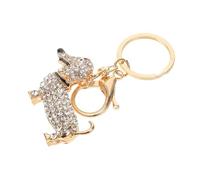 OATIPHO Dachshund Puppy Keychain Dog Purse Accessory Handbag Keyring Crystal Rhinestones Presents from Dog