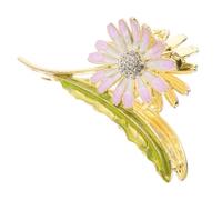 OATIPHO Daisy Flower Metal Hair Claw Clip Elegant Barrette for Updos Daily Styles Non Slip Design Structure Comfortable Wear Hair Accessory for Women