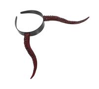 OATIPHO Devil Horns Headband for Halloween Plastic Material Goth Style for Cosplay Costume Parties and Photography Props Accessory for Women Men Girls and Boys and Girls