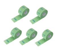 OATIPHO Disposable Neck Paper Collar Strips for Hairdressing Salon Use 5 Rolls Green Neck Protection Papers for Haircutting Tools for Professional Hair Cutting