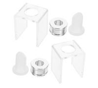 OATIPHO Diy Lipstick Mold Set 2 Packs Silicone Lip Balm Making Accessory Single Hole Stand and Ring Holder for Homemade Lipstick Crafting