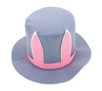 OATIPHO Easter Bonnet Hat Adult Bunny Tail Rabbit Costume Accessories Party Top Hat for Women and Men