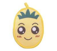 OATIPHO Exfoliating Shower Loofah Body Scrubber for Women Soft Texture Bath Ball with Dual Function Pineapple Design Gentle Skin Exfoliator for Bathroom Use Easy to Clean and Store