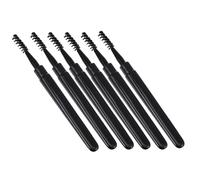 OATIPHO Eyelash Makeup Applicator Eyebrow Brush 6Pcs Plastic Man-Made Fiber Ergonomic Design Easy to Hold for Women Travel Outdoor Use