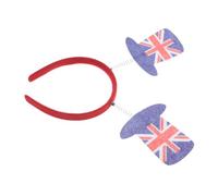 OATIPHO Fancy Dress Hoop Union Jack Headband British Celebration Hairband for National Events