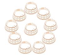 OATIPHO Farmer Hat Inner Ring 10Pcs Plastic Hoops for Handmade Rice Hats with Adjustable Inner Support for Craft Enthusiasts