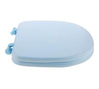 OATIPHO Foam Padded Toilet Seat Cover Soft Cushioned Toilet Lid for Standard Bathrooms Thickened Comfortable Foam Material Light Blue U-Shape Design Random Style