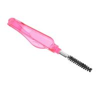 OATIPHO Folding Eyelash Comb Eyebrow Comb 2in1 Eyelash and Brow Makeup Brush Dual-Sided Mascara and Brow Grooming Tool Lash Separator for Women Girls Red