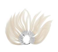 OATIPHO Hair Color Sample Ring with 30 Real Human Hair Strands for Salon Training and Client Consultations Optimized Training Tool with Plastic and High-temperature Wire Materials