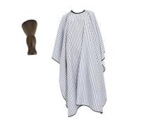 OATIPHO Hair Cutting Apron with Neck Fit and Ergonomic Hair Removal Brush for Salon Hairdressing Includes Stand-up Base Duster Brush for Easy Loose Cleaning Around Ears and Neck Shawl Kit