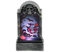 OATIPHO Halloween Tombstone Lights, Halloween LED Tombstones Graveyard s Decoration Garden Statue Desktop Led Led Statue Plastic Unique Night Light