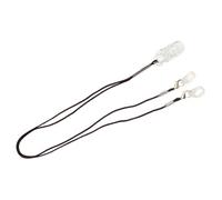 OATIPHO Hearing Aid Hanging Strap with Firm Clip Anti-Lost Safety Rope for Adults Binaural Ear BTE Protection Accessory Brown