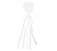 OATIPHO Heart Shaped Fairy Wand for Dress Up with Lightweight Design Creative Party Decoration and Childrens Stage Performance Prop for Halloween Cosplay Birthday and Pretend Play White