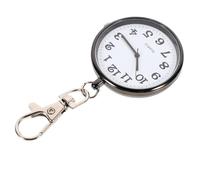 OATIPHO Large Dial Nurse Watch Silver Pocket Watch Digital Display Zinc Alloy Perfect for Medical Professionals