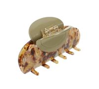 OATIPHO Large Plastic Hair Claw Clips for Women Tortoise Shell French Barrette Non Slip Rectangle Claw Clips for Thick Long Hair Updo Styling