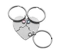 OATIPHO Love Keychain Jigsaw Heart Puzzle Keyring for Boyfriend Keychains Meaningful Words