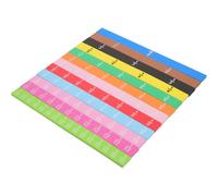 OATIPHO Magnetic Fraction Tiles Set for Montessori Math Supplies 12-Row Fraction Strips Educational Math Game for Kindergarten and Learning Enhances and Logical Thinking