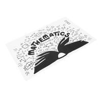 OATIPHO Mathematics Formula Wall Sticker 61x42cm Removable Adhesive Wall Decal for Classroom Bedroom Math Lover Sticker