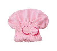 OATIPHO Microfiber Hair Drying Cap Bowknot Design Elastic Shower Cap Fast Absorbent Pink Princess Style Suitable for Bath and Spa Use Random Color