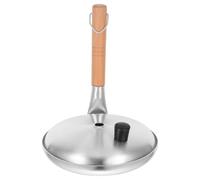 OATIPHO Mini Aluminium Frying Pan 16Cm with Vertical Handle and Lid for Korean Style Oyakodon and Breakfast Cooking