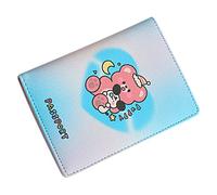 OATIPHO My First Passport Cover RFID Blocking Pu Leather Passport Holder Multi-Card Slot Document Holder for Travel